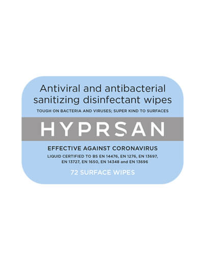 Antibacterial wipes 72 Pack